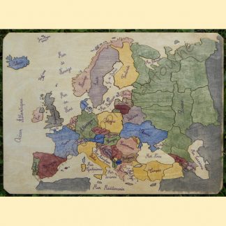 Puzzle Europe par l'Atelier de bois chantourné