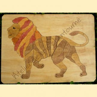 Puzzle lion par l'Atelier de bois chantourné