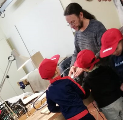 Atelier de bois chantourné - Intervention sur site