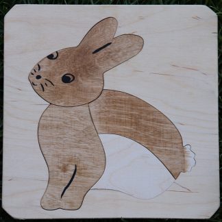 Puzzle lapin - Atelier de bois chantourné