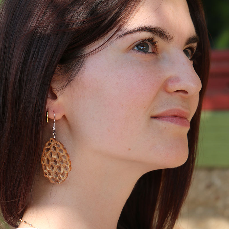 Boucles d'oreilles pin